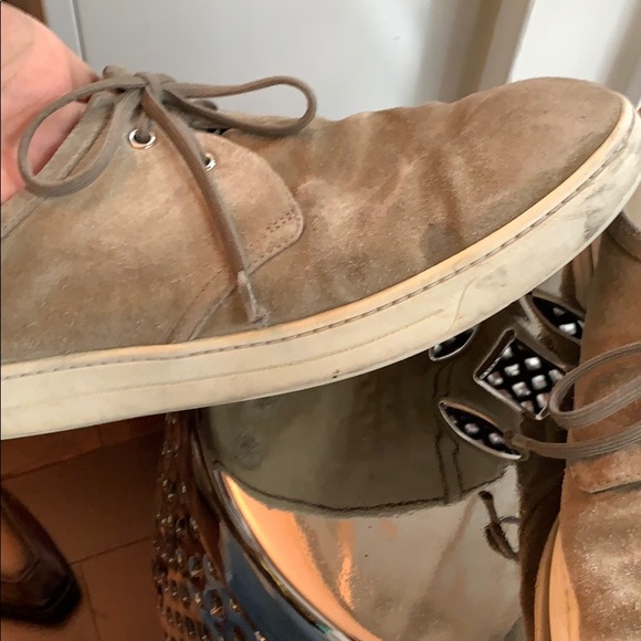 Prada Men’s Suede Lace Up Shoes - Picture 5 of 8